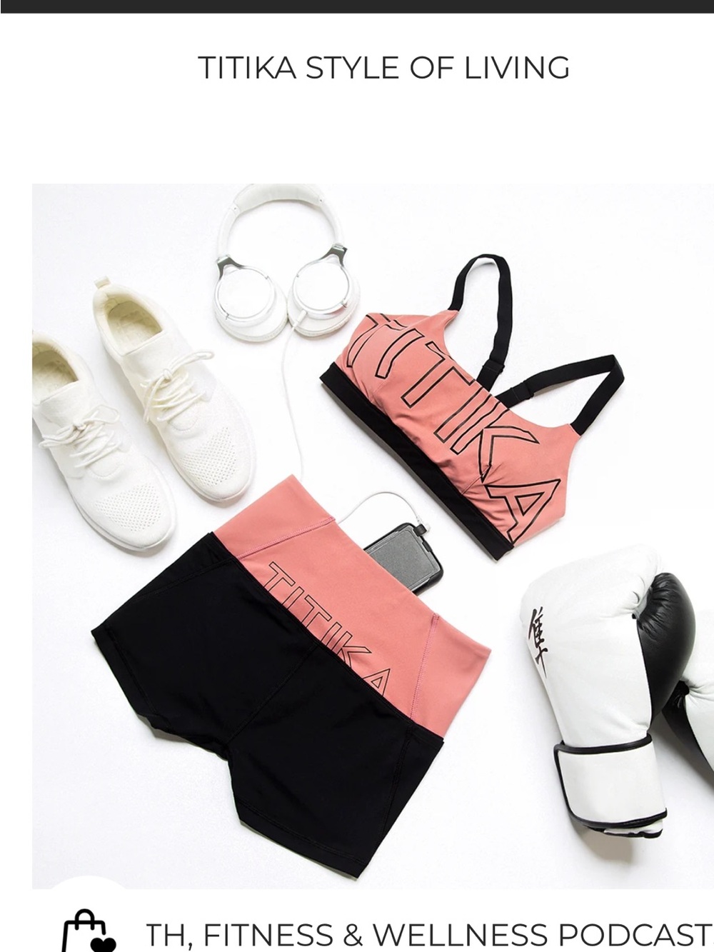 Titika Pink & Black High-Rise Bike Shorts for Women